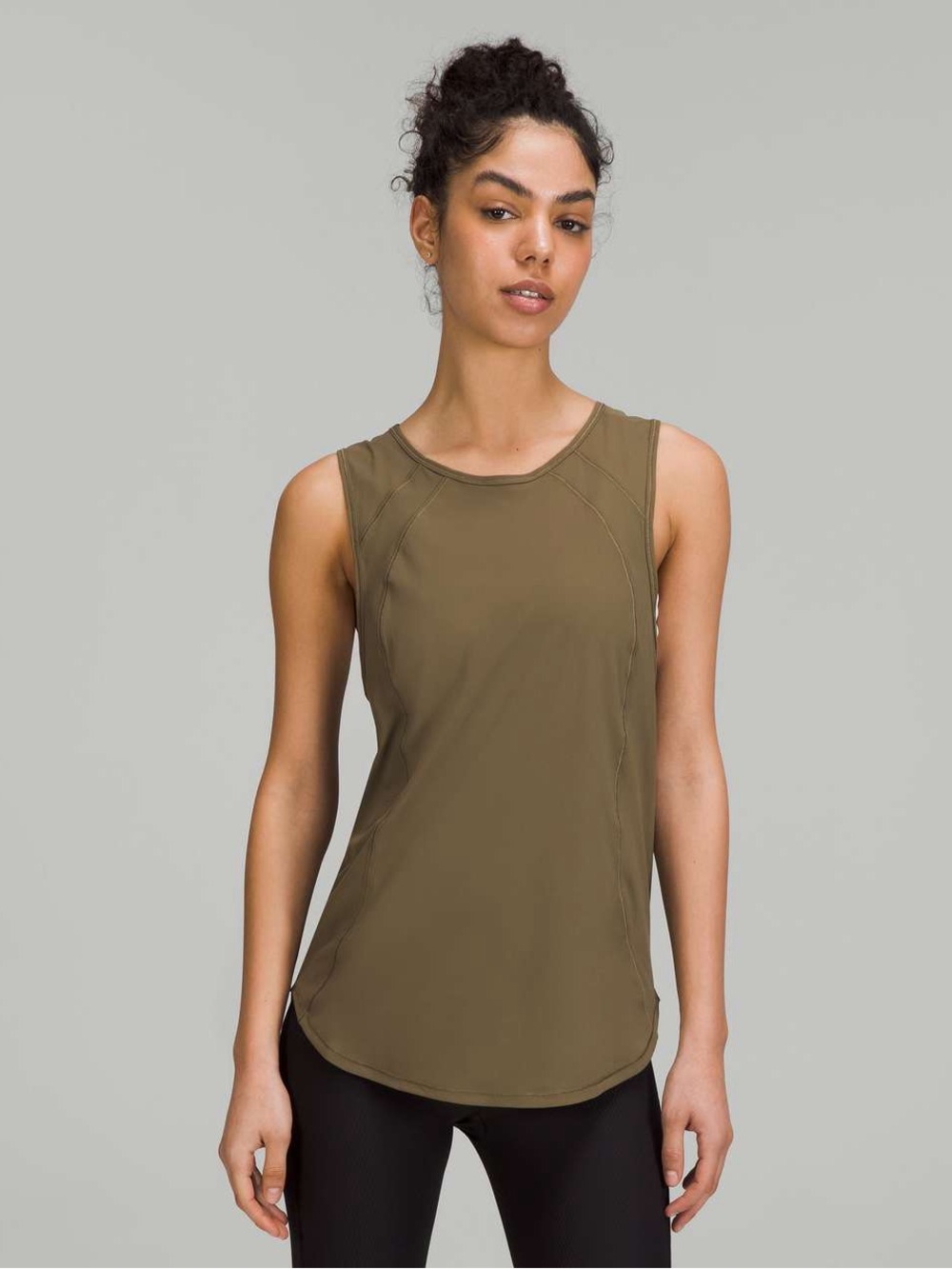 Lululemon Sculpt Tank Top Vimy Green Size 4 - Picture 4 of 5
